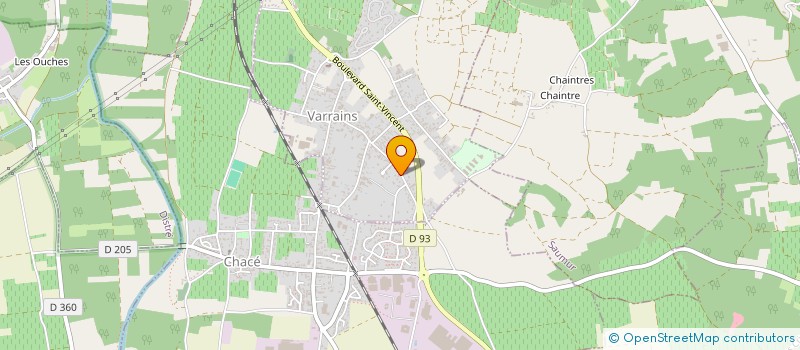 localisation de l'entreprise MONSIEUR JOACHIM CHAUVE  VARRAINS