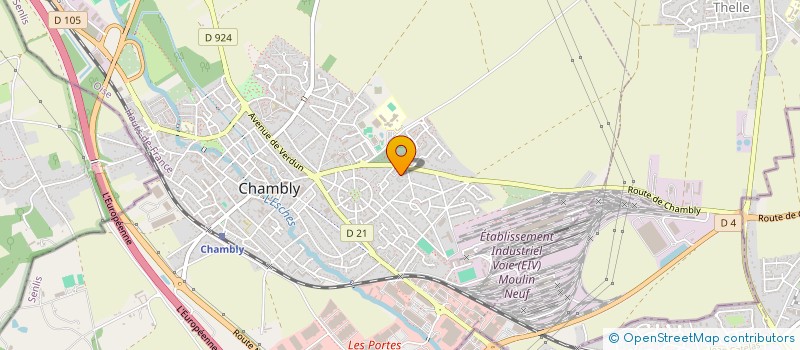 localisation de l'entreprise MONSIEUR JOACHIM CHOUCOUTOU  CHAMBLY