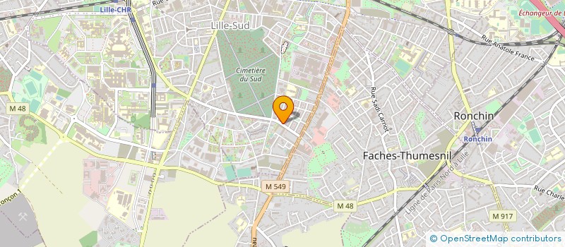 localisation de l'entreprise MONSIEUR JOACHIM CHRETIEN à LILLE