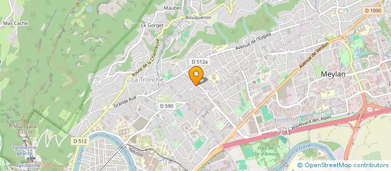 localisation de l'entreprise MONSIEUR JOACHIM CUPANI  CORENC