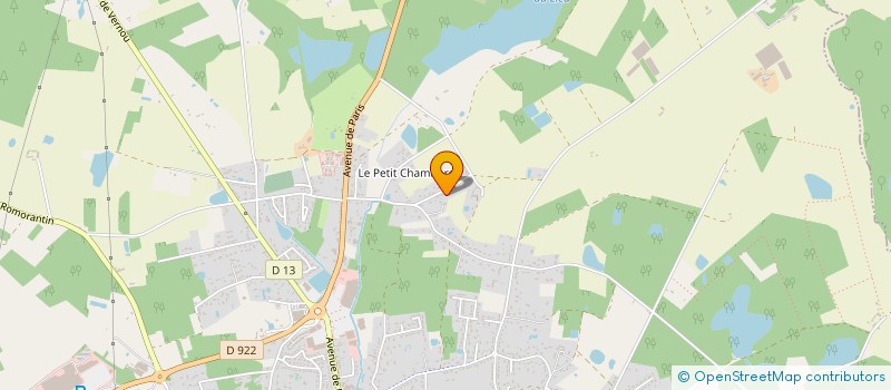 localisation de l'entreprise MONSIEUR JOACHIM DA COSTA  SOINGS EN SOLOGNE