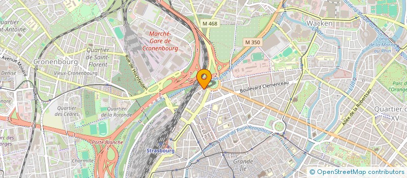 localisation de l'entreprise MONSIEUR JOACHIM DAVAL  STRASBOURG