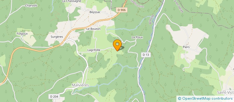 localisation de l'entreprise MONSIEUR JOACHIM DEMAS  MALVIERES