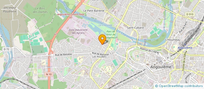 localisation de l'entreprise MONSIEUR JOACHIM DIAZ à ANGOULEME