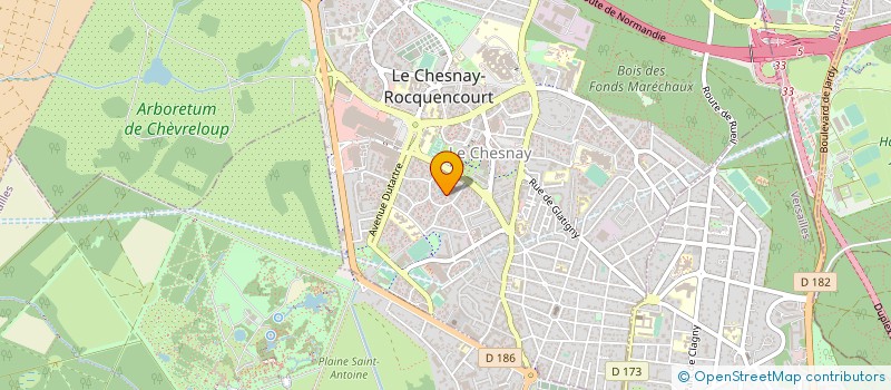 localisation de l'entreprise MONSIEUR JOACHIM DORNER à LE CHESNAY-ROCQUENCOURT