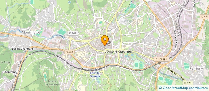 localisation de l'entreprise MONSIEUR JOACHIM EVEN à LONS-LE-SAUNIER
