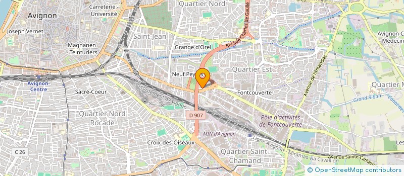 localisation de l'entreprise MONSIEUR JOACHIM FERNANDEZ  AVIGNON