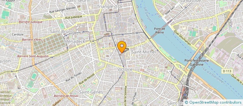 localisation de l'entreprise MONSIEUR JOACHIM GALINEAU  BORDEAUX