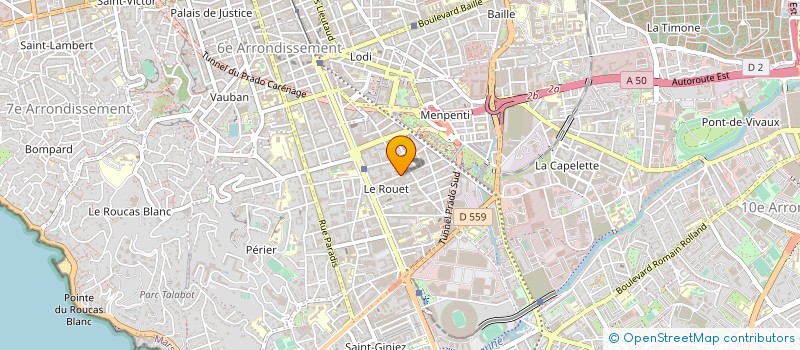 localisation de l'entreprise MONSIEUR JOACHIM GONZALEZ  MARSEILLE