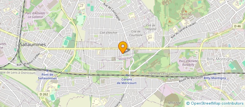 localisation de l'entreprise MONSIEUR JOACHIM GOURDIN  SALLAUMINES