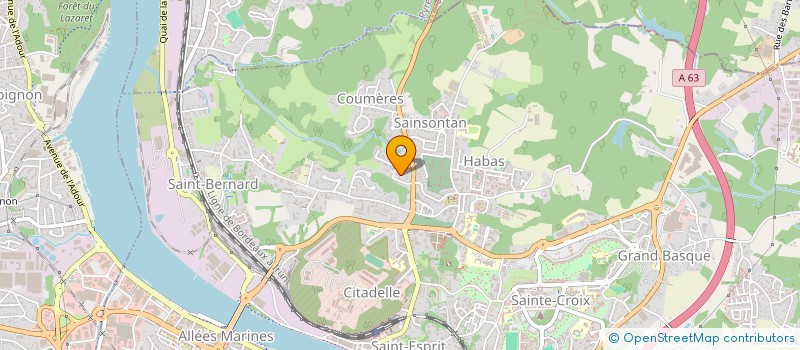 localisation de l'entreprise MONSIEUR JOACHIM GRONDIN à BAYONNE