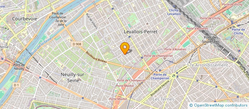 localisation de l'entreprise MONSIEUR JOACHIM GYBELY  LEVALLOIS-PERRET