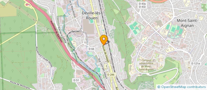 localisation de l'entreprise MONSIEUR JOACHIM HOUARD  DEVILLE-LES-ROUEN