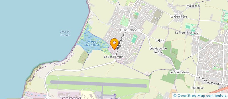 localisation de l'entreprise MONSIEUR JOACHIM JESUS  L'HOUMEAU