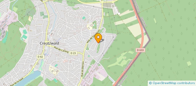 localisation de l'entreprise MONSIEUR JOACHIM JIBIA  CREUTZWALD