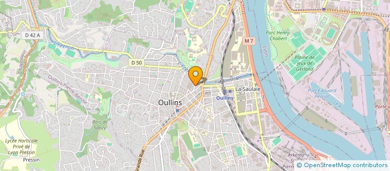 localisation de l'entreprise MONSIEUR JOACHIM JUSSELME  OULLINS-PIERRE-BENITE
