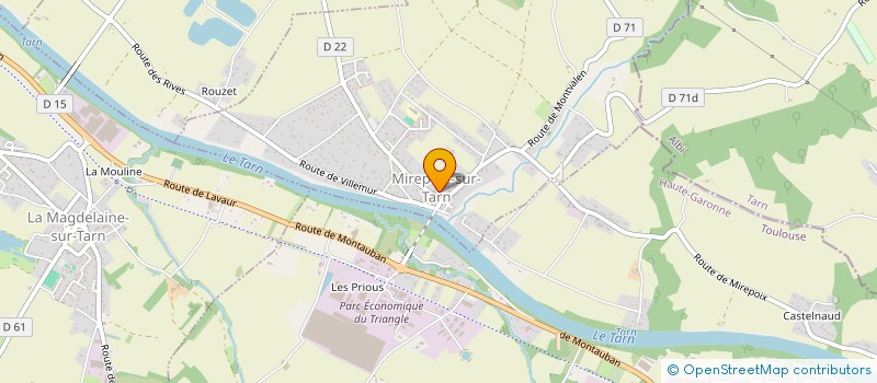 localisation de l'entreprise MONSIEUR JOACHIM LABOURET  TOULOUSE