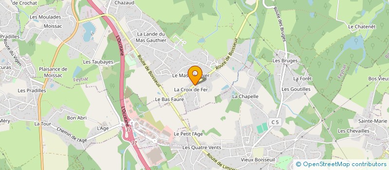 localisation de l'entreprise MONSIEUR JOACHIM LAFONT à FEYTIAT