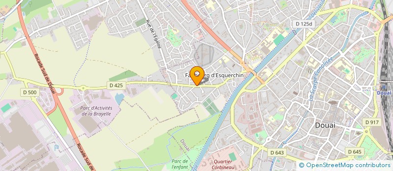 localisation de l'entreprise MONSIEUR JOACHIM LASSALLE  DOUAI