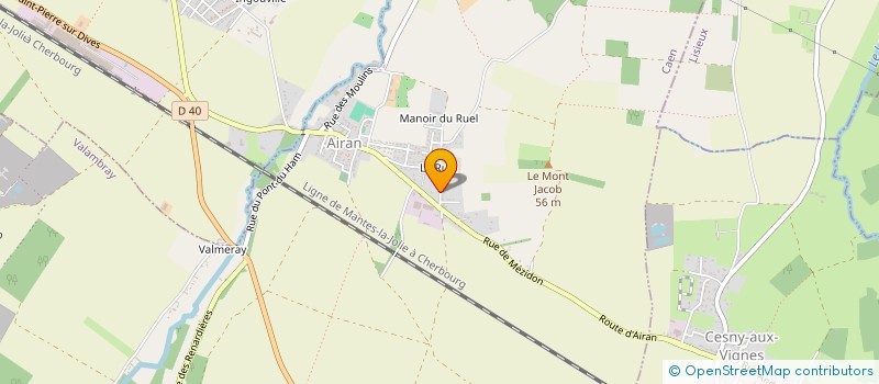 localisation de l'entreprise MONSIEUR JOACHIM MARTIN  DIALAN SUR CHAINE