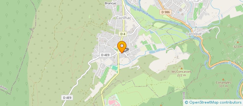 localisation de l'entreprise MONSIEUR JOACHIM MASIERO  CAZILHAC