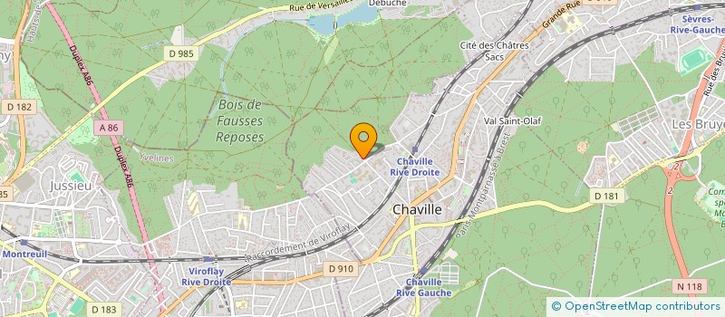 localisation de l'entreprise MONSIEUR JOACHIM MAZEAU à CHAVILLE