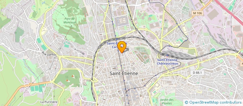 localisation de l'entreprise MONSIEUR JOACHIM MERABET  SAINT-ETIENNE