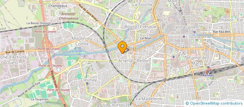 localisation de l'entreprise MONSIEUR JOACHIM MONVOISIN  RENNES