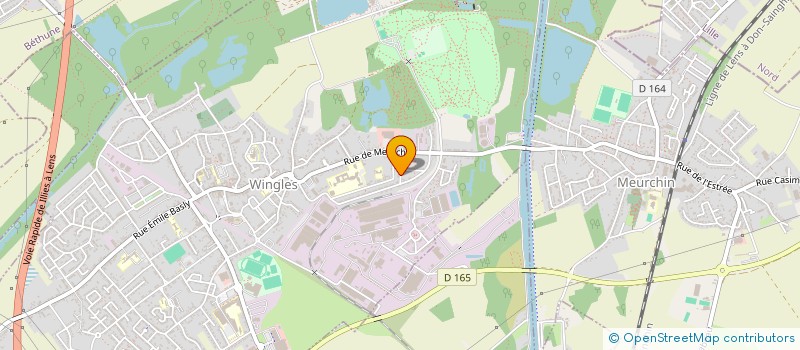 localisation de l'entreprise MONSIEUR JOACHIM MOREAU  WINGLES