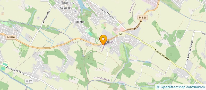 localisation de l'entreprise MONSIEUR JOACHIM MUNOZ  DREMIL-LAFAGE