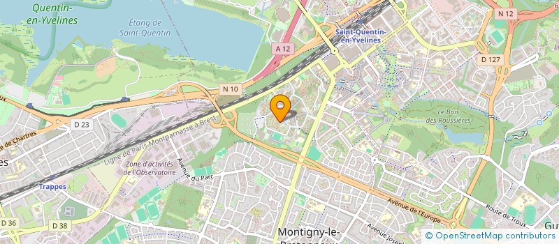 localisation de l'entreprise MONSIEUR JOACHIM N'GATTA  MONTIGNY-LE-BRETONNEUX