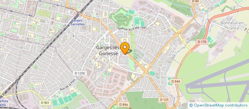 localisation de l'entreprise MONSIEUR JOACHIM PANCARTE  GARGES-LES-GONESSE