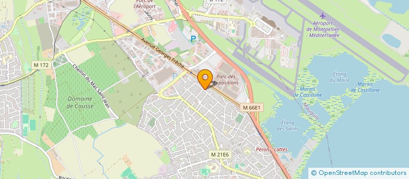 localisation de l'entreprise MONSIEUR JOACHIM PARISOT DE BAYARD  PEROLS