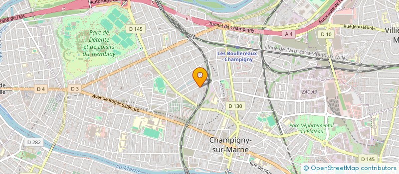 localisation de l'entreprise MONSIEUR JOACHIM PEREIRA VILACA à CHAMPIGNY-SUR-MARNE