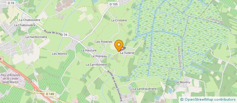 localisation de l'entreprise MONSIEUR JOACHIM PINET  HAUTE-GOULAINE