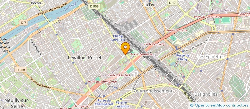 localisation de l'entreprise MONSIEUR JOACHIM PREIRA à LEVALLOIS-PERRET