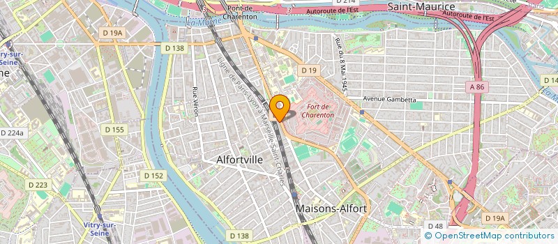 localisation de l'entreprise MONSIEUR JOACHIM PROT  MAISONS-ALFORT