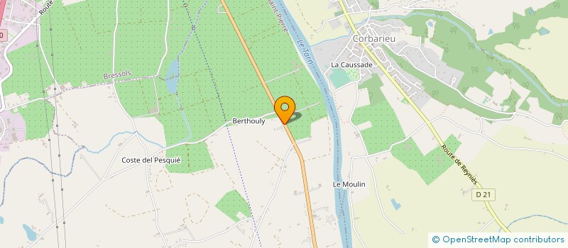 localisation de l'entreprise MONSIEUR JOACHIM RAYNAUD  LABASTIDE-SAINT-PIERRE