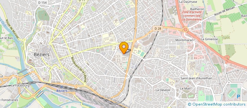 localisation de l'entreprise MONSIEUR JOACHIM RODRIGUEZ  BEZIERS