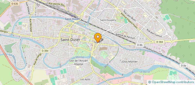 localisation de l'entreprise MONSIEUR JOACHIM SANTI à SAINT-DIZIER