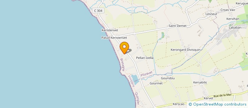 localisation de l'entreprise MONSIEUR JOACHIM SCHABACKER  PLOZEVET