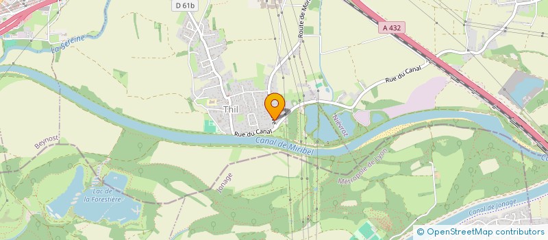 localisation de l'entreprise MONSIEUR JOACHIM TAGLIATI  THIL