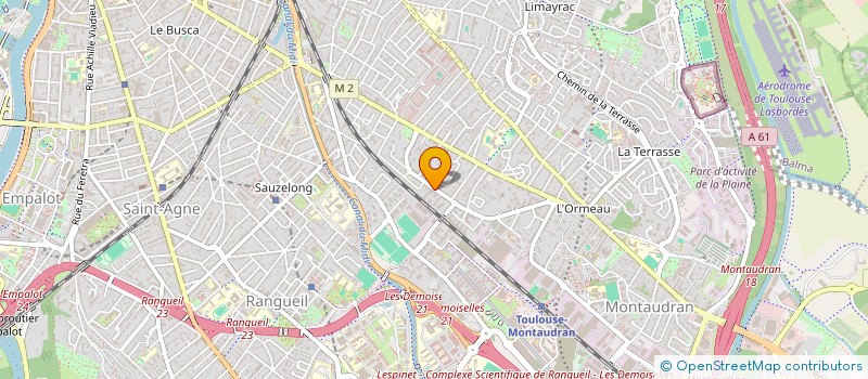 localisation de l'entreprise MONSIEUR JOACHIM TEBBAL  TOULOUSE