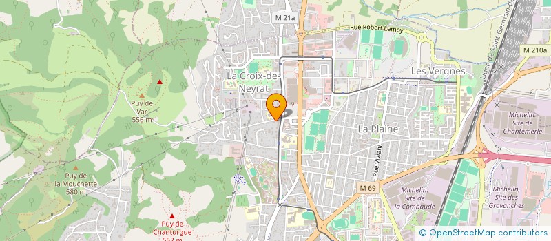 localisation de l'entreprise MONSIEUR JOACHIM THIMON  CLERMONT-FERRAND