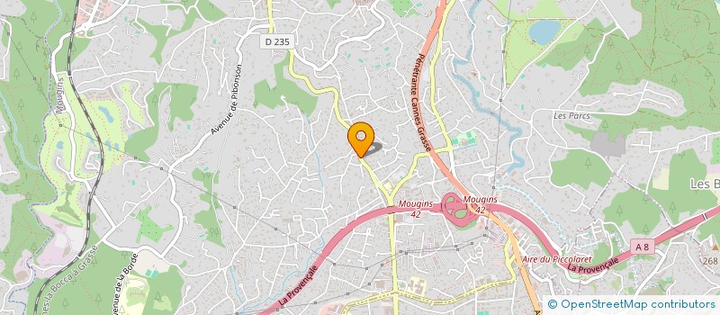localisation de l'entreprise MONSIEUR JOACHIM TORRELLI  MOUGINS