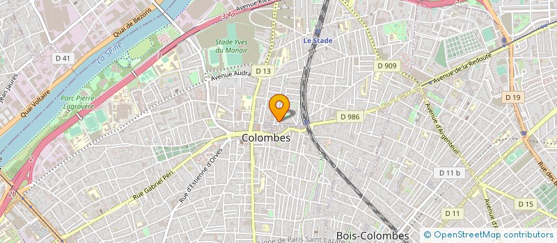 localisation de l'entreprise MONSIEUR JOACHIM TRAN à COLOMBES