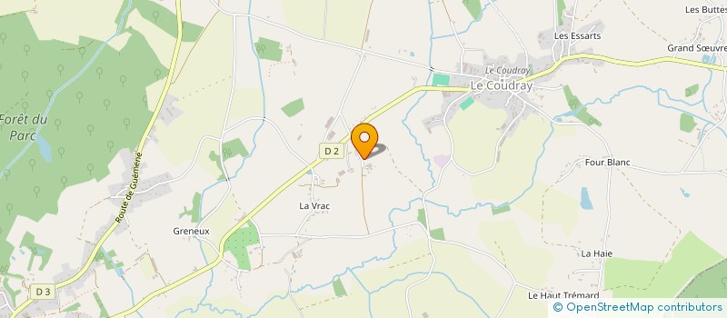 localisation de l'entreprise MONSIEUR JOACHIM TROLARD  PLESSE