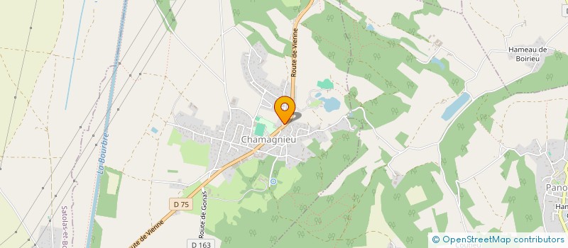 localisation de l'entreprise MONSIEUR JOACHIM VAUBY  CHAMAGNIEU