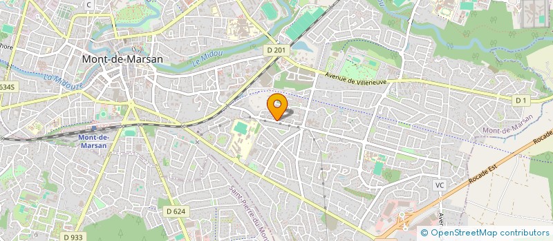 localisation de l'entreprise MONSIEUR JOACKIN GARCIA  MONT-DE-MARSAN