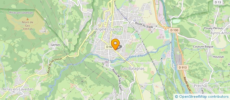 localisation de l'entreprise MONSIEUR JOACQUIM FERNANDO MARQUES DA SILVA  ARGELES-GAZOST